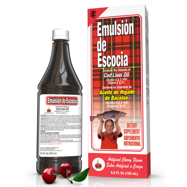 Emulsión de Escocia — suplemento líquido
