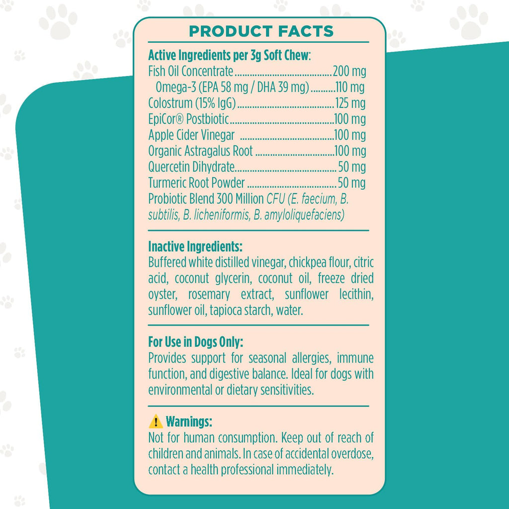 ZenPaw Seasonal Allergy & Immune Support for Dogs