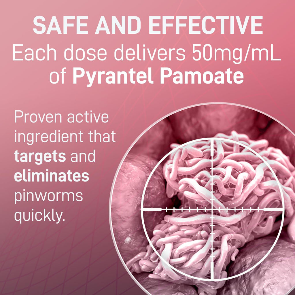 PARASITOL - Pinworm Medicine & Dewormer | 1 Fl Oz | 2-Pack