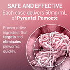PARASITOL - Pinworm Medicine & Dewormer | 1 Fl Oz | 2-Pack