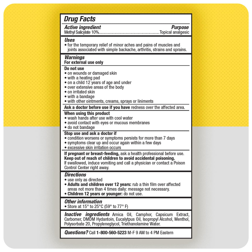 BEES AND VIPERS - Roll On Pain Relief | 3 Fl Oz | 1-Pack