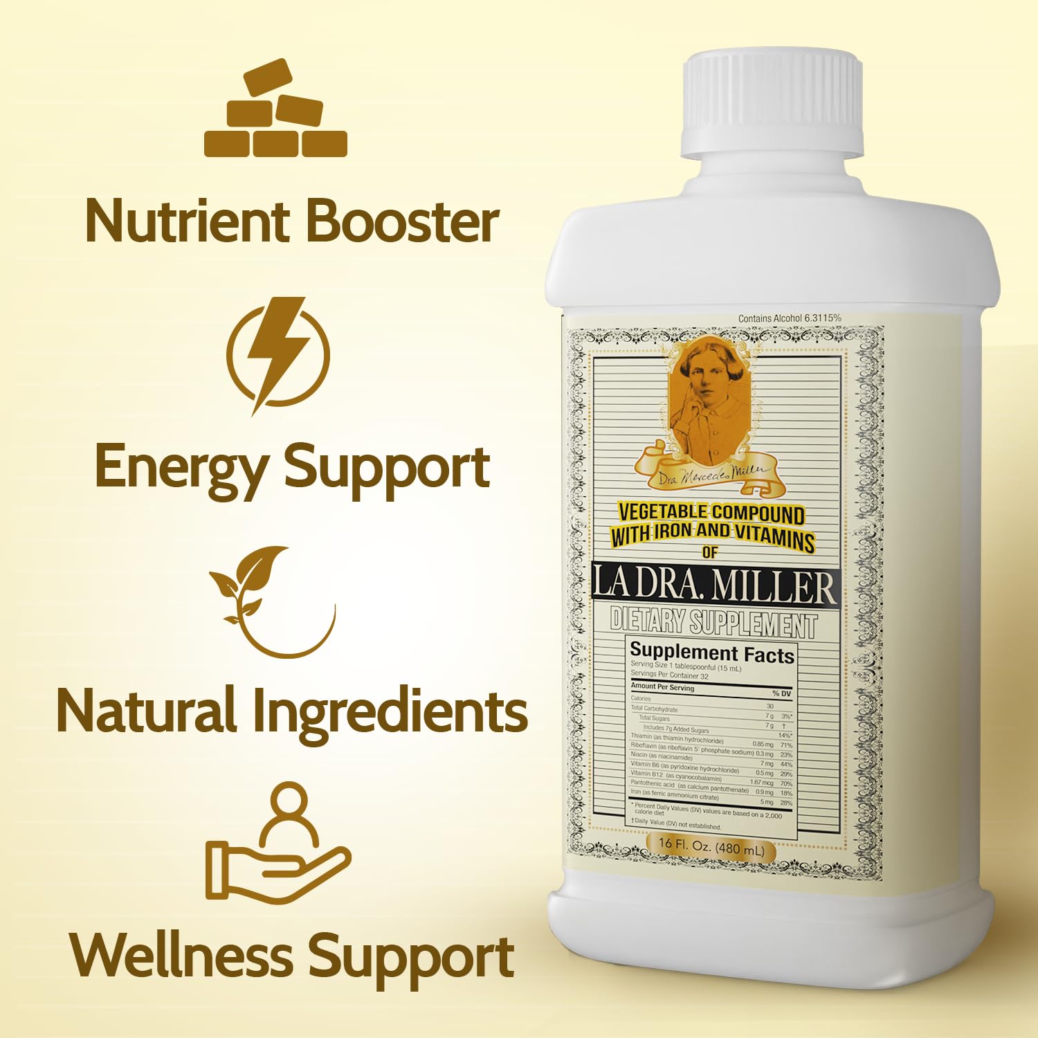 DR. MILLER - Energy Support Supplement | 16 FL Oz