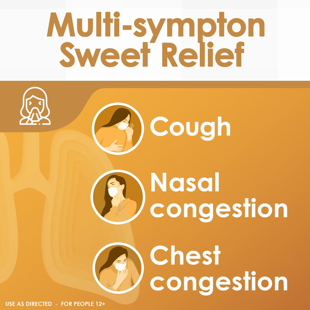 MUCOSAN - Honey Flavor Cough & Congestion Medicine | 4 Fl Oz | 1-Pack