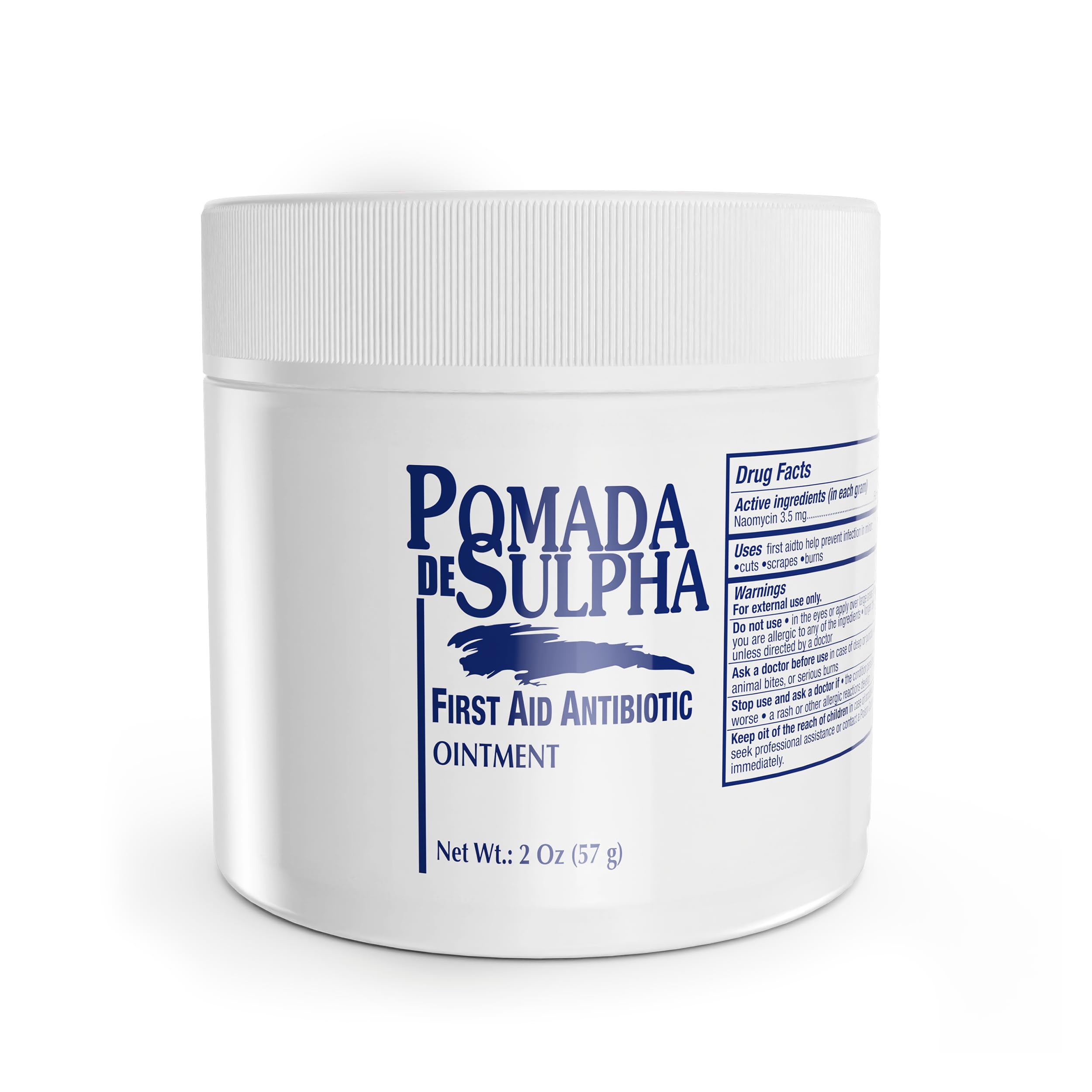 POMADA DE SULPHA - First Aid Antibiotic Ointment | 2 Oz | 1-Pack