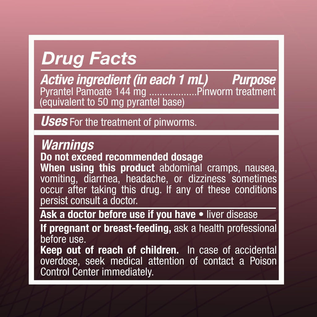 PARASITOL - Pinworm Medicine & Dewormer | 1 Fl Oz | 2-Pack