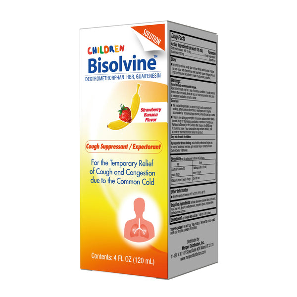 BISOLVINE CHILDREN - Jarabe para la Tos | 4 Fl Oz | 1 Unidad