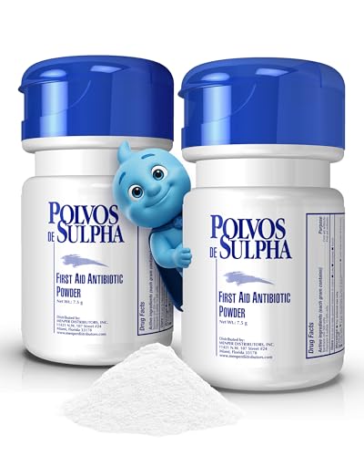 POLVOS DE SULPHA - Antibiotic Powder |  7.5 Gr | 1-Pack