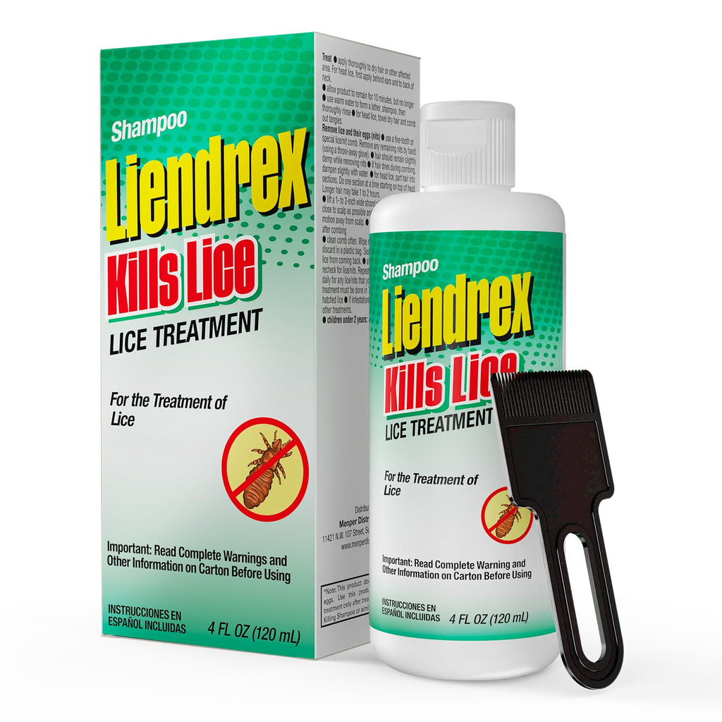 LIENDREX - Lice Shampoo for Kids and Adults | 4 Fl Oz | 1-Pack
