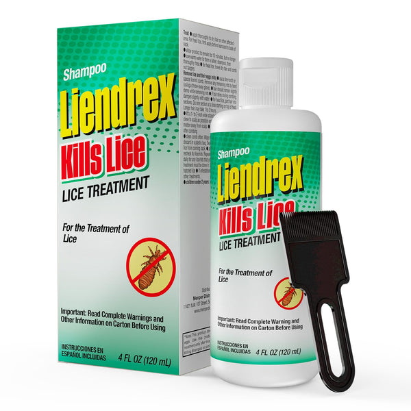 LIENDREX - Lice Treatment Shampoo for Children & Adults | 4 Fl Oz | 1-Pack