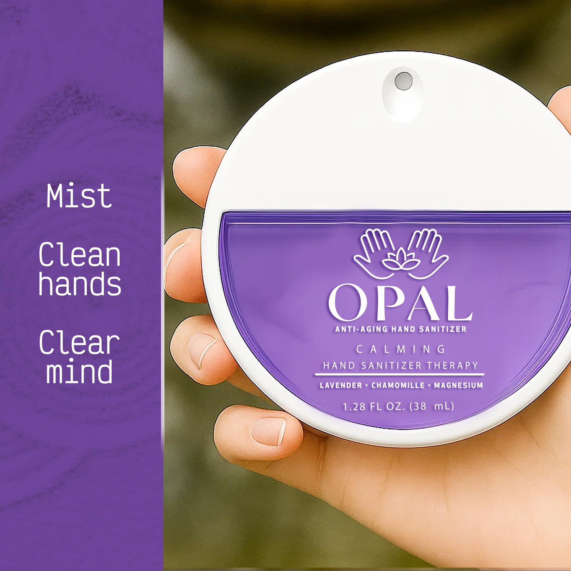 OPAL WELLNESS - Hand Sanitizer Spray | 1.28 Fl Oz | Variety 2-Pack