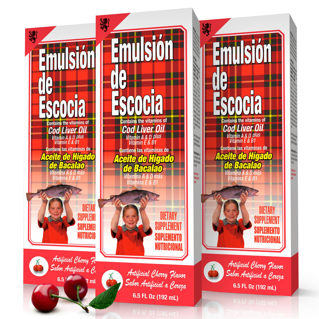 SCOTT'S EMULSION - Cherry Flavor | 6.5 Fl Oz | 1-Pack