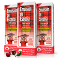 EMULSION DE ESCOCIA - Cherry Flavor | 6.5 Fl Oz | 3-Pack
