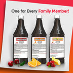 SCOTT'S EMULSION - Cherry, Orange & Strawberry Banana Flavor | 6.5 Fl Oz | 3-Pack