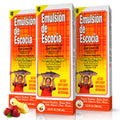 EMULSION DE ESCOCIA - Strawberry-Banana Cod Liver Oil | 6.5 Fl Oz
