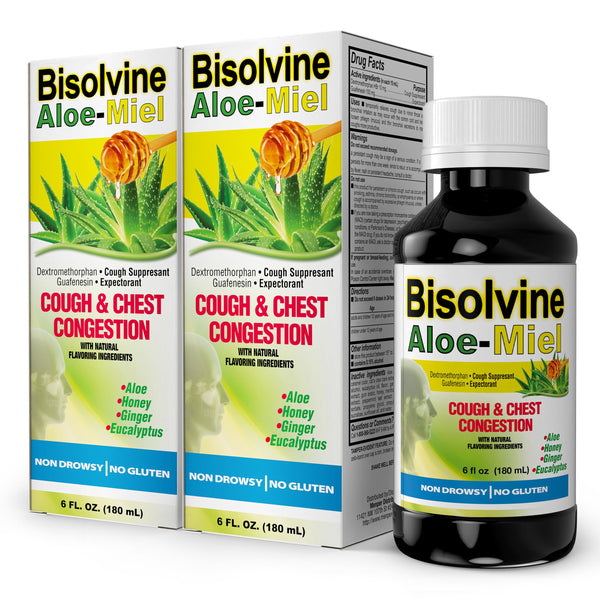 BISOLVINE ALOE-MIEL - Cough Syrup | 6 Fl Oz