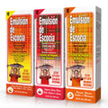 SCOTT'S EMULSION - Cherry, Orange & Strawberry Banana Flavor | 6.5 Fl Oz | 3-Pack