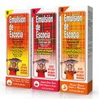 SCOTT'S EMULSION - Cherry, Orange & Strawberry Banana Flavor | 6.5 Fl Oz | 3-Pack