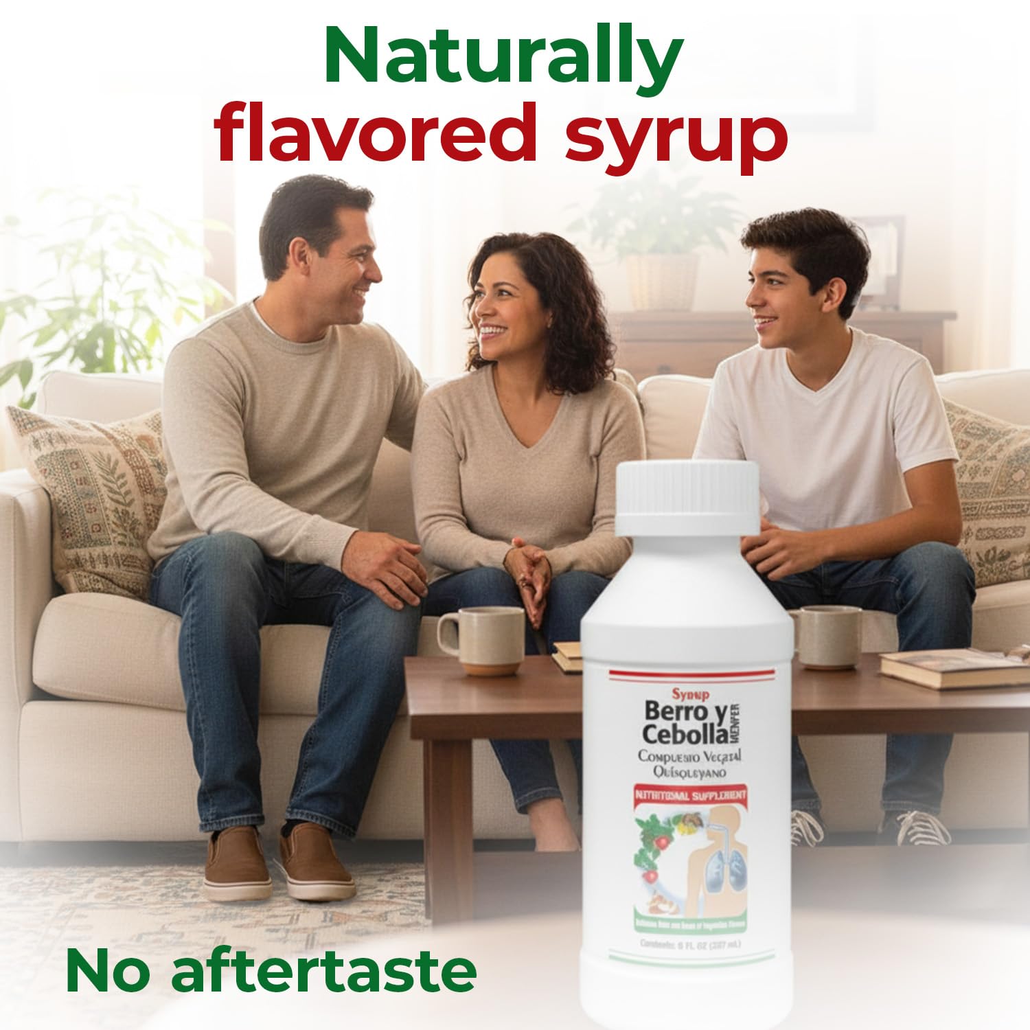 JARABE BERRO Y CEBOLLA - Immune Support Syrup | 8 Fl Oz | 2-Pack