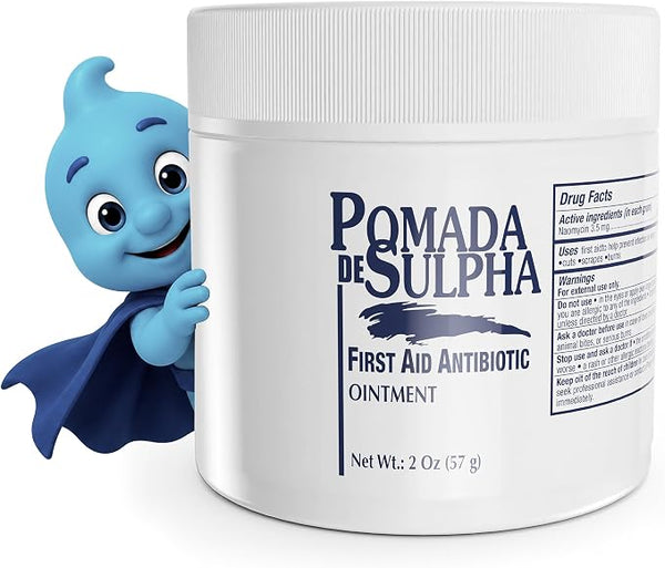 POMADA DE SULPHA - First Aid Antibiotic Ointment | 2 Oz