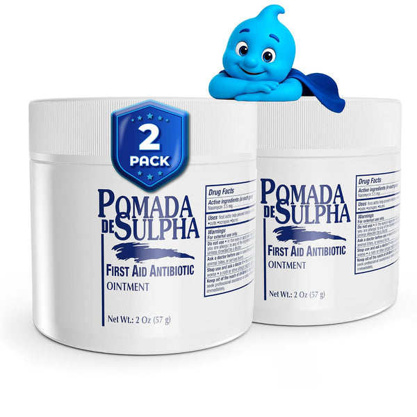 POMADA DE SULPHA - First Aid Antibiotic Ointment | 2 Oz