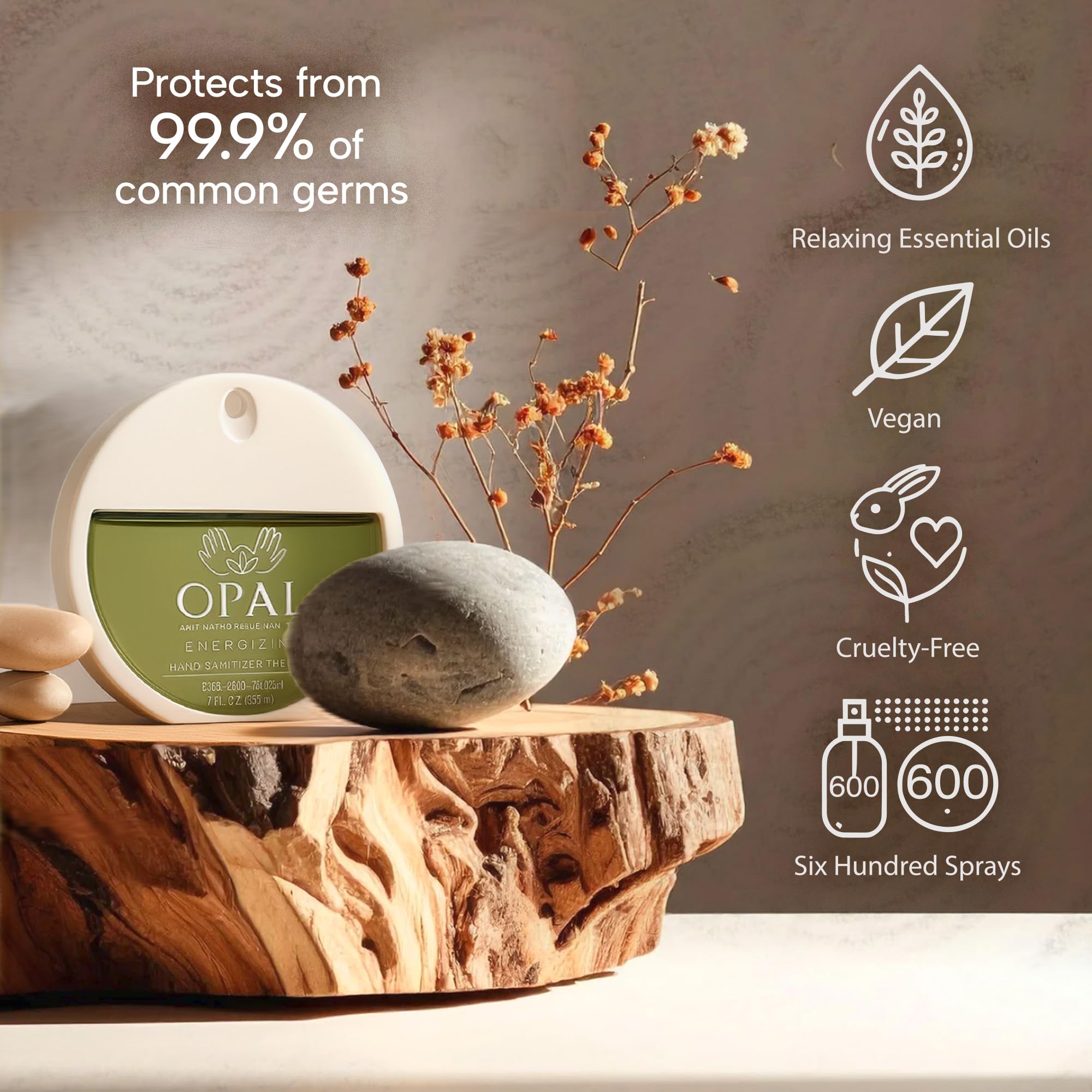 OPAL WELLNESS - Hand Sanitizer Spray | 1.28 Fl Oz