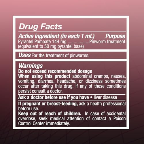 PARASITOL - Pinworm Medicine & Dewormer | 1 Fl Oz | 1-Pack