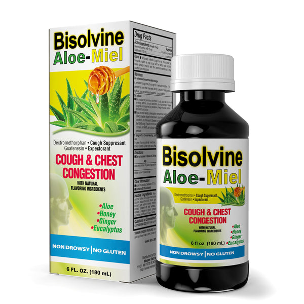 BISOLVINE ALOE-MIEL - Cough Syrup | 6 Fl Oz