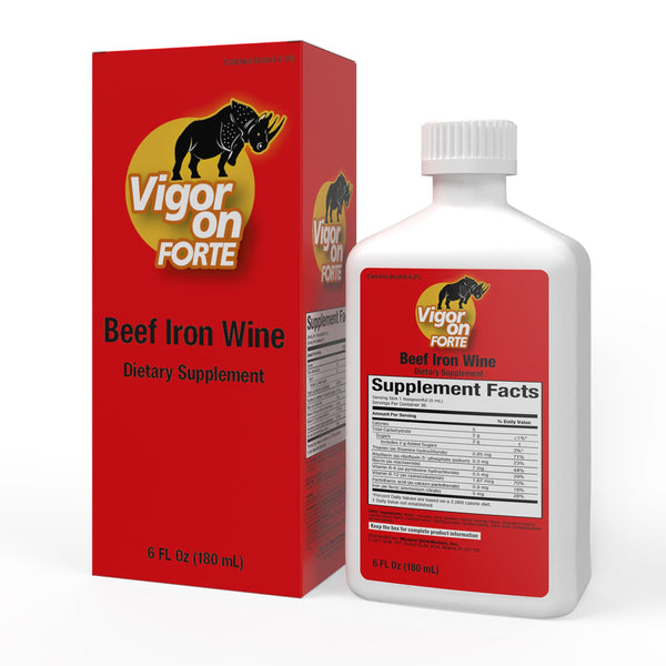 VIGORON FORTE - Liquid Iron & B Vitamins Supplement | 6 Fl Oz