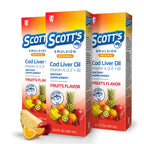 SCOTT'S EMULSION - Fruits Flavor | 6.5 Fl Oz | 3-Pack