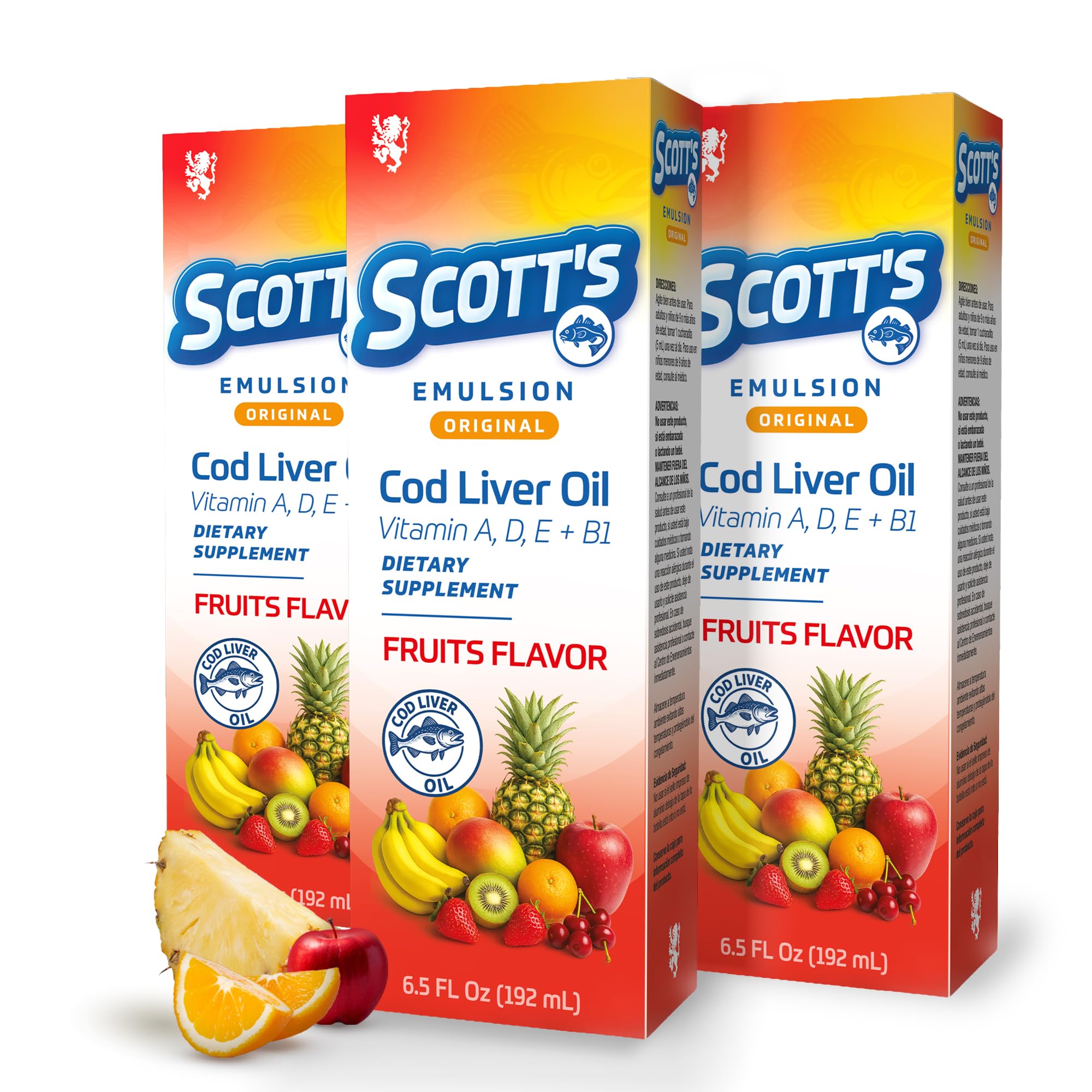 SCOTT'S EMULSION Fruits 3-Pack