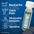 La Flecha Japanese Analgesic Oil | Natural Relief for Muscle Aches with Menthol & Methyl Salicylate; Soothing Massage Oil for Muscle Aches; Joint Stiffness, and Discomfort, 0.5 fl oz, 2-Pack