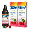 SCOTT'S EMULSION - Cherry Flavor | 6.5 Fl Oz | 2-Pack