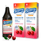 SCOTT'S EMULSION - Cherry Flavor | 6.5 Fl Oz | 2-Pack