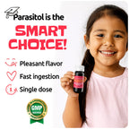 PARASITOL - Pinworm Medicine & Dewormer | 1 Fl Oz | 6-Pack