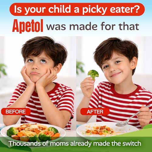 Apetol Appetite Booster for Kids & Adults | Liquid multivitamin Syrup with B Complex & Zinc | Daily Weight gain Supplement for Energy & Vitality | Appetite Stimulant | Easy-to-Take Liquid | 2-Pack