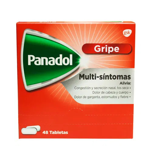 PANADOL MULTISINTOMAS, SOBRE DE 2 TABLETAS