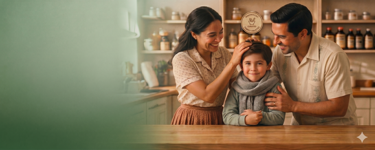 Familia en el entorno de Mi Botiquín Latino