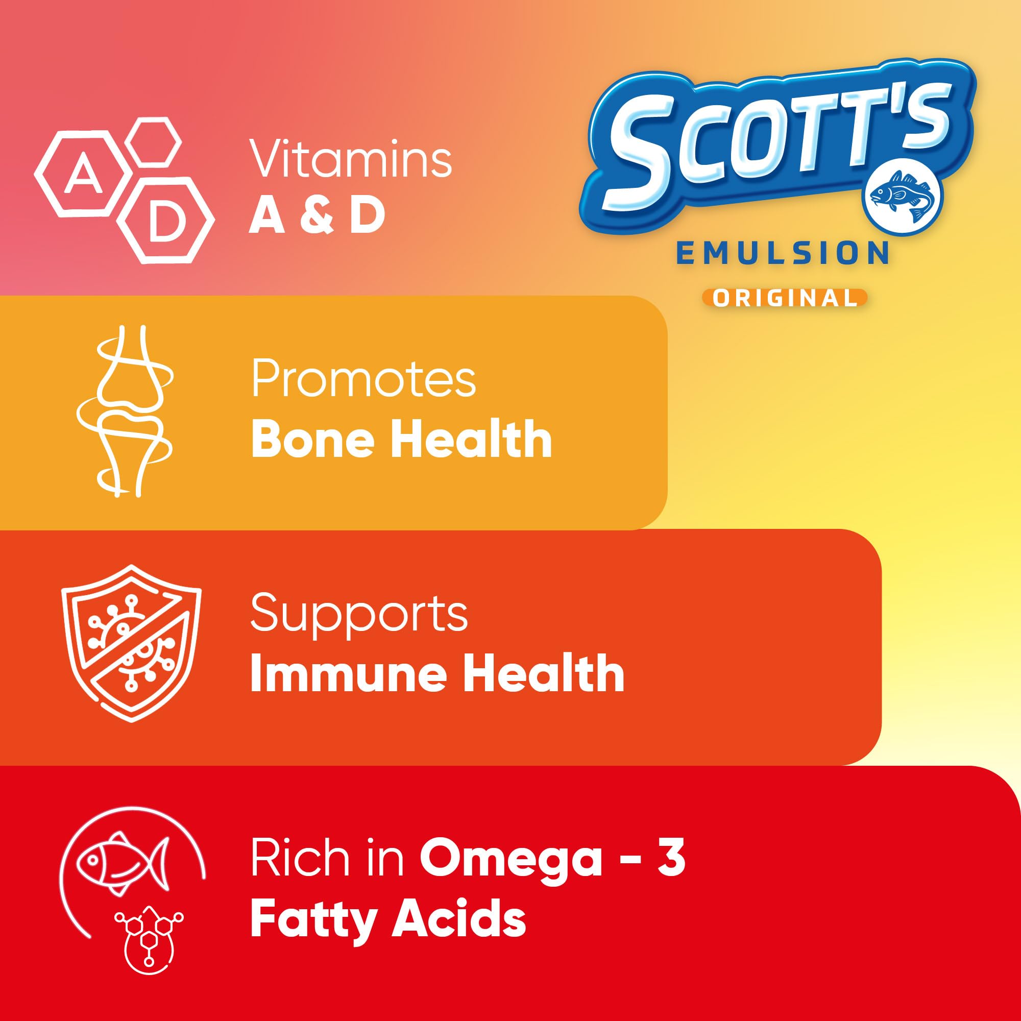SCOTT'S EMULSION Fruits 3-Pack