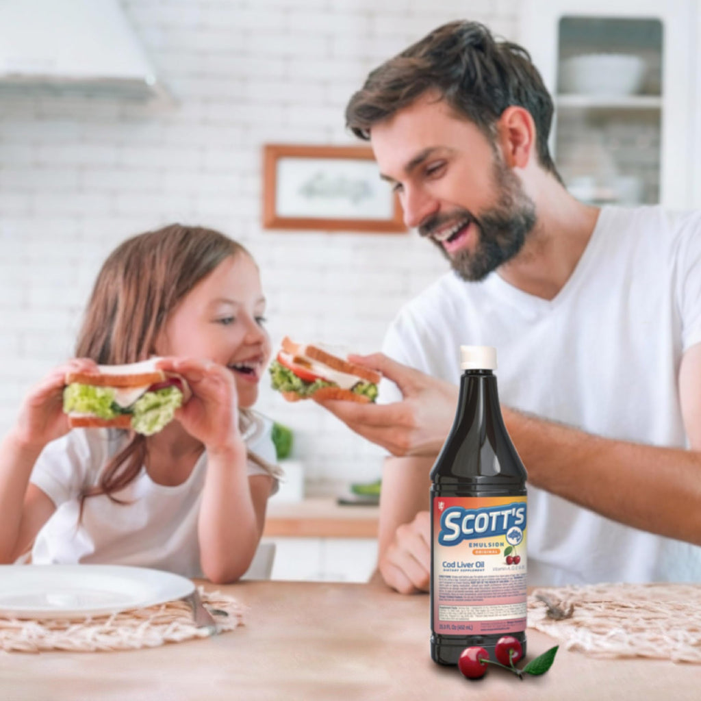 SCOTT'S EMULSION - Cherry Flavor | Family Size - 15.3 Fl Oz | 1-Pack