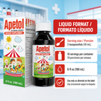Porción y formato líquido de Apetol