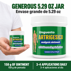 ARTRIGESICO: presentación del envase de 5.29 oz.