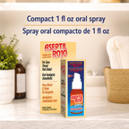 Aseptil Rojo spray oral compacto de 1 fl oz