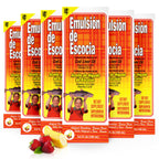 EMULSION DE ESCOCIA - Strawberry-Banana Cod Liver Oil | 6.5 Fl Oz
