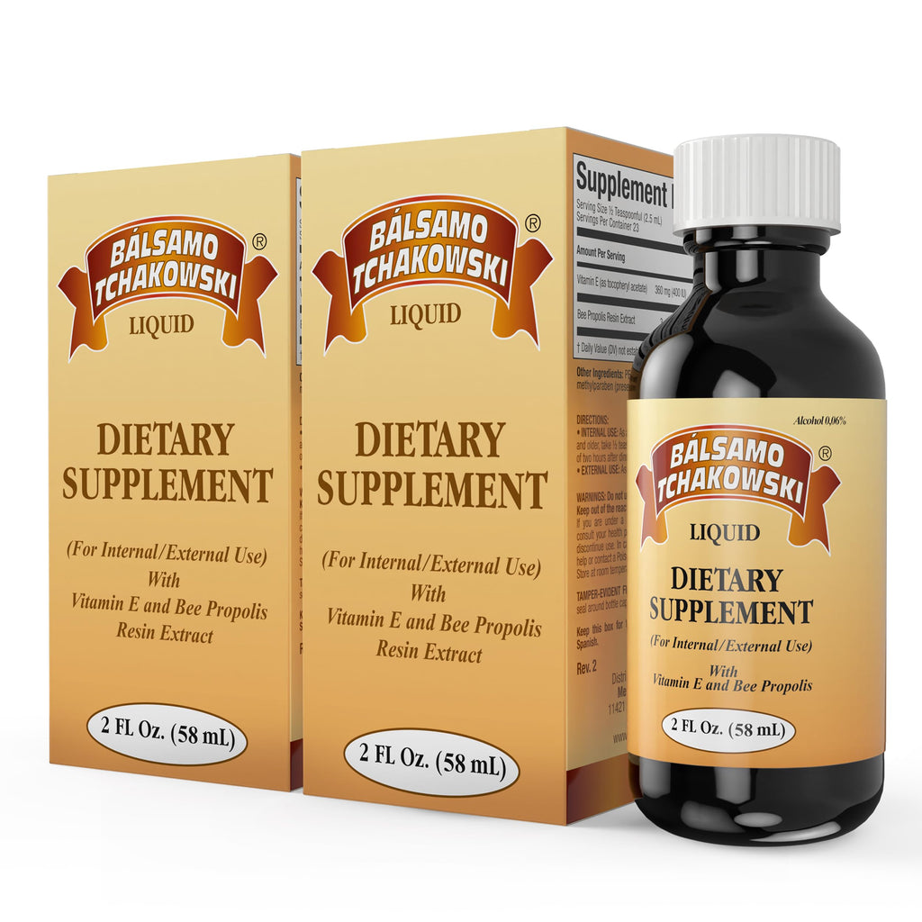 TCHAKOWSKI BALM - Liquid Bee Propolis Extract | 2 Fl Oz | 2-Pack