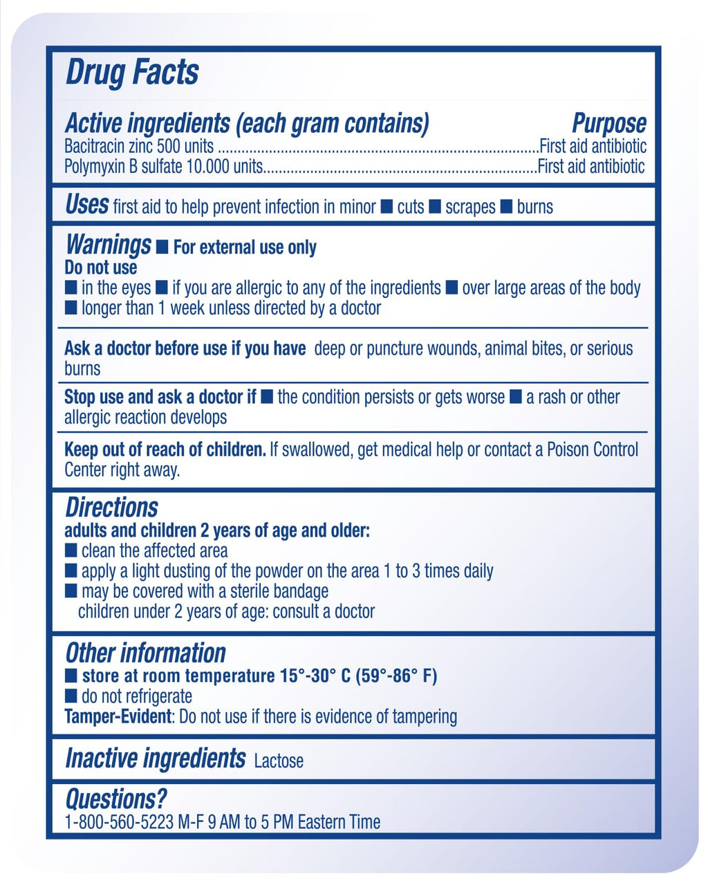 SULPHA POWDER - Antibiotic Powder | 7.5 Gr | 2-Pack