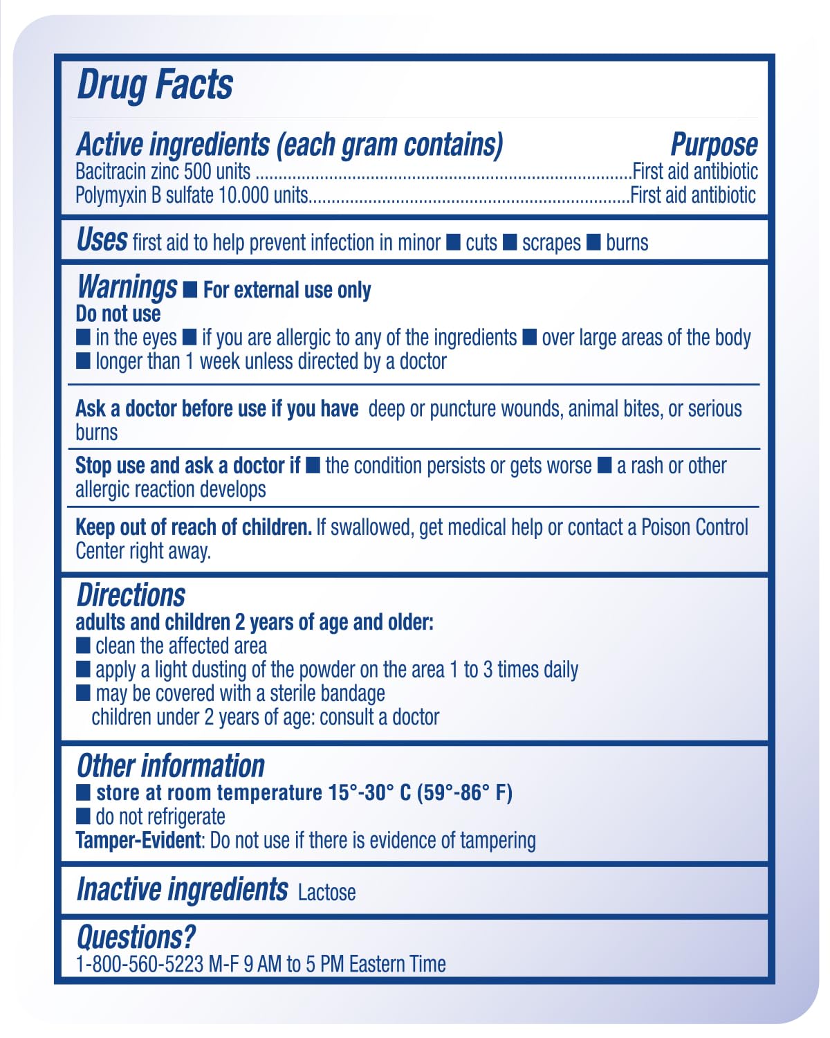 SULPHA POWDER - Antibiotic Powder | 7.5 Gr | 2-Pack