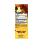BRONKISAN MIEL Supplement Facts: porción 15 mL, mezcla herbal 123 mg y lista de ingredientes / 15 mL serving, 123 mg herbal blend and ingredient list