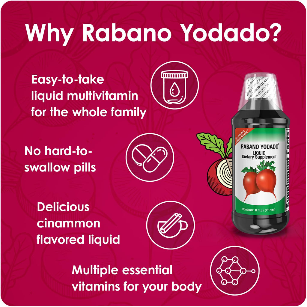IONIZED RADISH - Ionized Radish Dietary Liquid Supplement | 8 Fl Oz