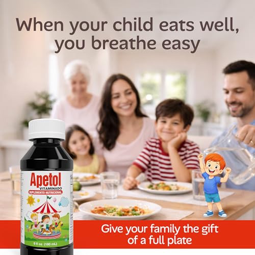 Apetol Appetite Booster for Kids & Adults | Liquid Multivitamin Syrup with B Complex & Zinc | Daily Weight Gain Supplement for Energy & Vitality | Appetite Stimulant | Easy-to-Take Liquid | 2-Pack