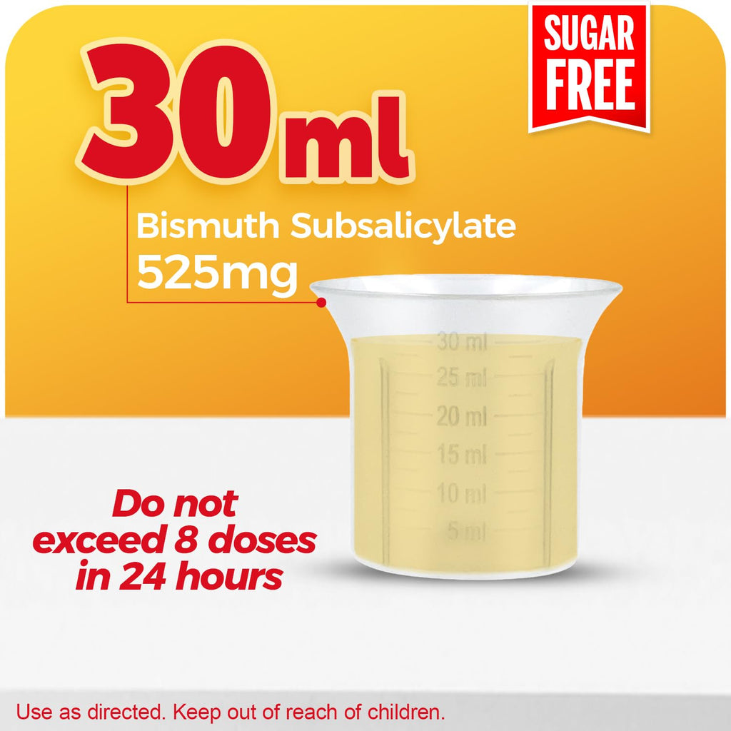 BISMUTINA Bismuth Subsalicylate Liquid | 8 Fl Oz